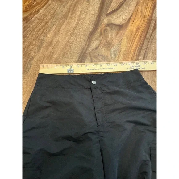 Weissman Wide Leg Cargo Pants Women's Mid Rise Black Dancewear Size SA - Picture 8 of 16